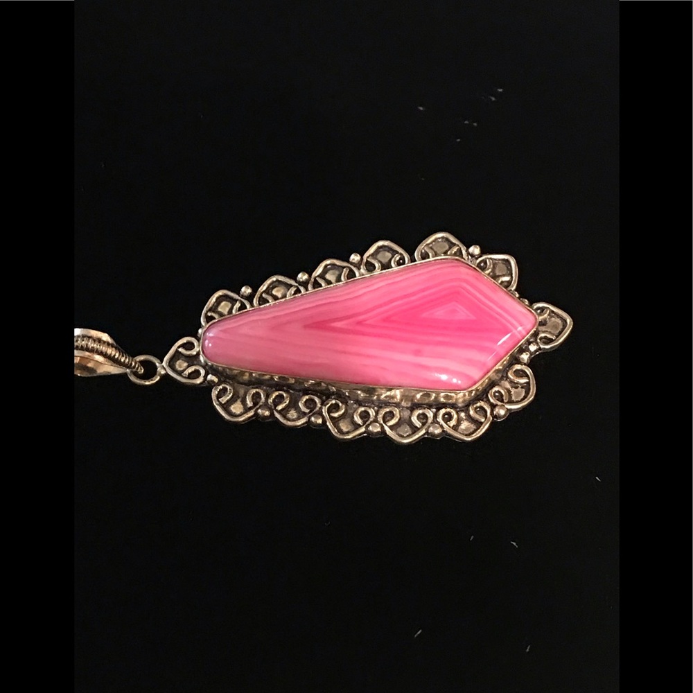 Botswana Agate Pendant - Picture 2 of 3